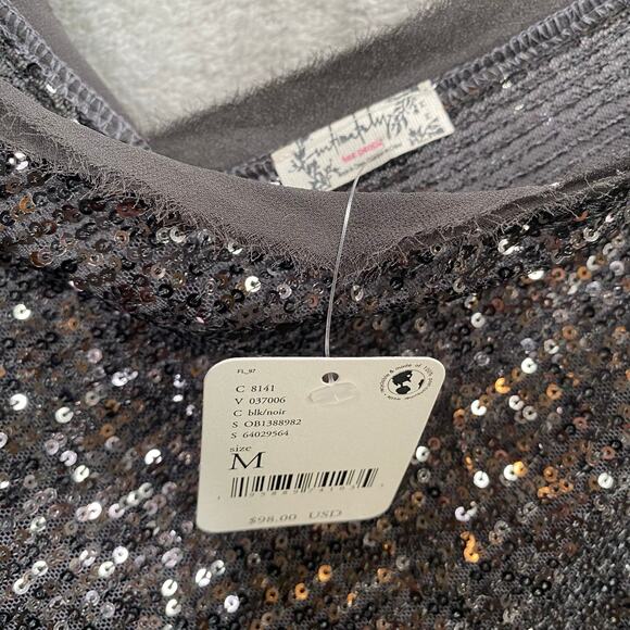 Free People Bodysuit Medium Indie Boho Chic Fairy Grunge Whimsigoth Going Out - Picture 13 of 16